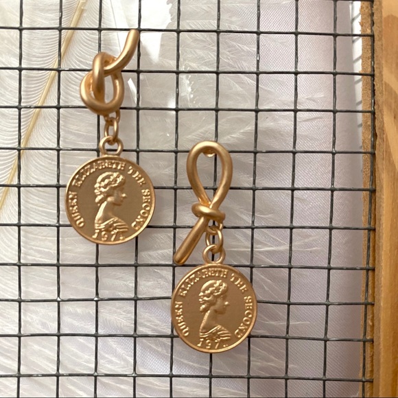 💕💕Last One Europe Ancient Coin Design Earrings - Picture 5 of 7